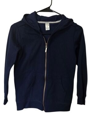 Simple Joys by Carter’s Kids Navy Zip Hoodie Size 8